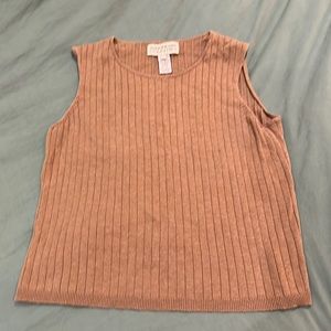 Brown Sweater Vest Jones New York